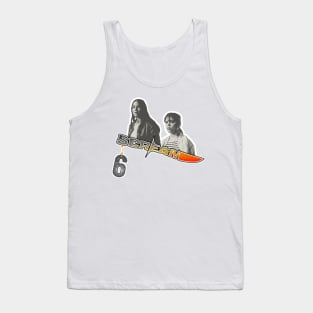 scream VI  (Scream 6) Melissa Barrera (Sam Carpenter) - Jenna Ortega (Tara Carpenter) scary horror movie graphic design by ironpalette Tank Top